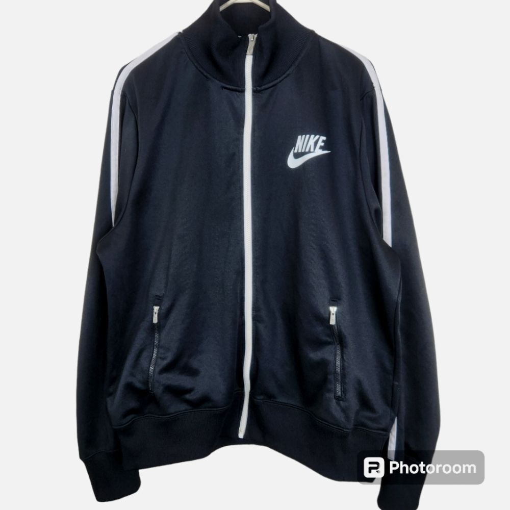 Nike Black and White Track Jacket